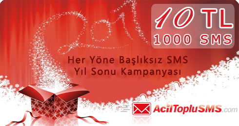 Y�lba�� Kampanyas� - 1000 SMS 10 TL<br> �ok Kampanya ... Acil SMS - Toplu SMS.www.aciltoplusms.com