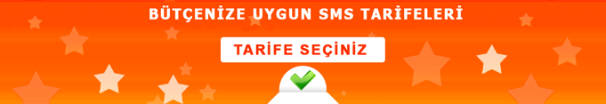 A�a��dan b�t�enize uygun SMS tarifesi se�ebilirsiniz.